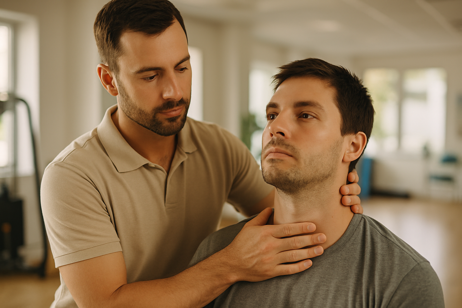Neck injury rehabilitation therapy